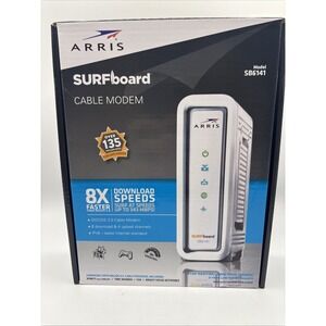 ARRIS SurfBoard SB6141 DOCSIS 3.0 Cable Modem – White